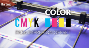 Colores CMYK para impresión offset